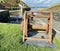 Ancient Iron Winding mechanism, Porthgain Harbour , Pembrokeshire, Wales, UK.