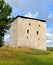 Ancient Kastelholm Castle 14th century on hill against sky, Aland islands