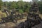 Ancient Khmer architecture. Panorama view of Baphuon temple