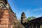 Ancient Khmer ruins. Ruins of ancient buildings. Asian architectural art