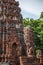 Ancient Khmer-style prangs and ruins at Wat Mahathat,Phra Nakorn Sri Ayutthaya,Thailand.A UNESCO World Heritage Site