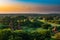 Ancient Land of Bagan view from the top of Shwesandaw Pagoda