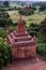 Ancient Land of Bagan view from the top of Shwesandaw Pagoda