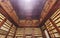 Ancient library inside Palazzo dei Priori in Fermo town, Marche region, Italy