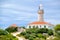 Ancient lighthouse Struga on Lastovo island.