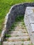 Ancient limestone stairs