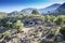 Ancient Lycian Pillar Tomb in Pinara, Fethiye, Turkey