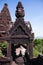 Ancient mandapa pillared hall or antique mantapa pavilion khmer style for thai people travel visit respect praying blessing