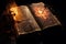 Ancient manuscript revealing the secrets of elemental magic