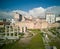 the ancient market in athens center,ruins of the market give an image of how it was back in time