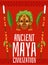 Ancient Maya civilization poster - traditional cartoon wooden mask