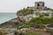 Ancient Mayan Architecture and Ruins located in Tulum, Mexico of