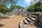 Ancient mayan ruins at the jungle in Mexico