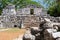 Ancient mayan ruins at the jungle in Mexico