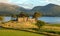 Ancient McCarthy Mor castle on Lake Lough Leane at Killarney on the Ring of Kerry in Ireland