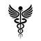 Ancient medical symbol caduceus
