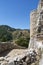 Ancient medieval castle of Roccamandolfi, Molise region of Italy