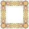 Ancient medieval style frame