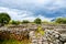 Ancient megalithic Serra Orrios Nuragic Village in Sardinia, Italy