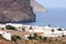 Ancient mill and Las Negras in Andalusia, Spain