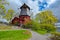 Ancient mill at Waldemarsudde public park in Stockholm.