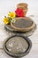 Ancient minerals - black clay powder and mud mask for spa and be