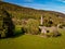 Ancient monasty in Glendalough Wicklow Mountains of Ireland