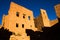 The ancient moroccan town near Tinghir with old kasbahs and high