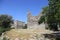 Ancient Myndos Gate in Bodrum, Turkey. Historical sightseeing place for touristic visit