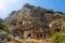 Ancient Myra and Lycian rock Tombs. Turkey