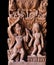 Ancient Nepalese wooden carving in Patan, Nepal