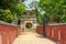 Ancient oriental path and gate