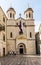 Ancient Orthodox church made of stone in the Byzantine style in Kotor Adriatic, Montenegro