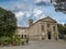 Ancient ostia pictoresque medieval village church