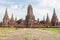 Ancient Pagoda in Ayutthaya Thailand