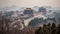 Ancient pagoda stands majestic in Beijing landscape generated by AI