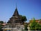The Ancient pagoda. View of the old pagoda at Wat Phra Sri Rattana Mahatat Woramahawihan, Phitsanulok Thailand.