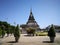 The Ancient pagoda. View of the old pagoda at Wat Phra Sri Rattana Mahatat Woramahawihan, Phitsanulok Thailand.