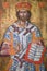 Ancient painting with Christ Great Saint Priest