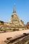 The Ancient palaces pagoda Ayutthaya Thailand