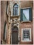 Ancient palaces on the streets of Venice, Italy