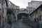 The ancient pedestrian aqueduct street of Perugia, Italy