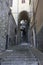 Ancient pedestrian road in Perugia city centre