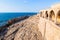 Ancient Phoenician wall in Batroun, Lebanon