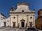 The ancient Pieve di San Giovanni Battista in the historic center of Buti, Pisa, Italy