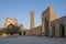 In the ancient Po-i-Kalyan madrasah on a sunny September evening. Bukhara