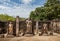 Ancient Polonnaruwa ruins in Sri Lanka. Statues including Buddha taken in Polonnaruwa, Sri Lanka