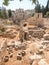 Ancient Pool of Bethesda ruins. Old City of Jerusalem