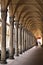 Ancient porch in bologna