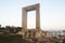 Ancient Portara or the Great Door at Naxos island Greece - Temple of Apollo